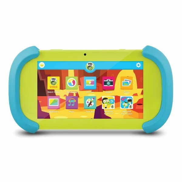 Playtime Pad 7-Inch HD Kids Tablet with Bluetooth and Front and Back Cameras, Pbs Kids, Mfr#: PBKRWM5410